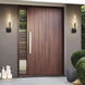 Curva LED 19 inch Sand Black Indoor-Outdoor Wall Light