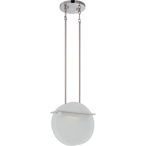 Latitude LED 11 inch Polished Nickel Pendant Ceiling Light