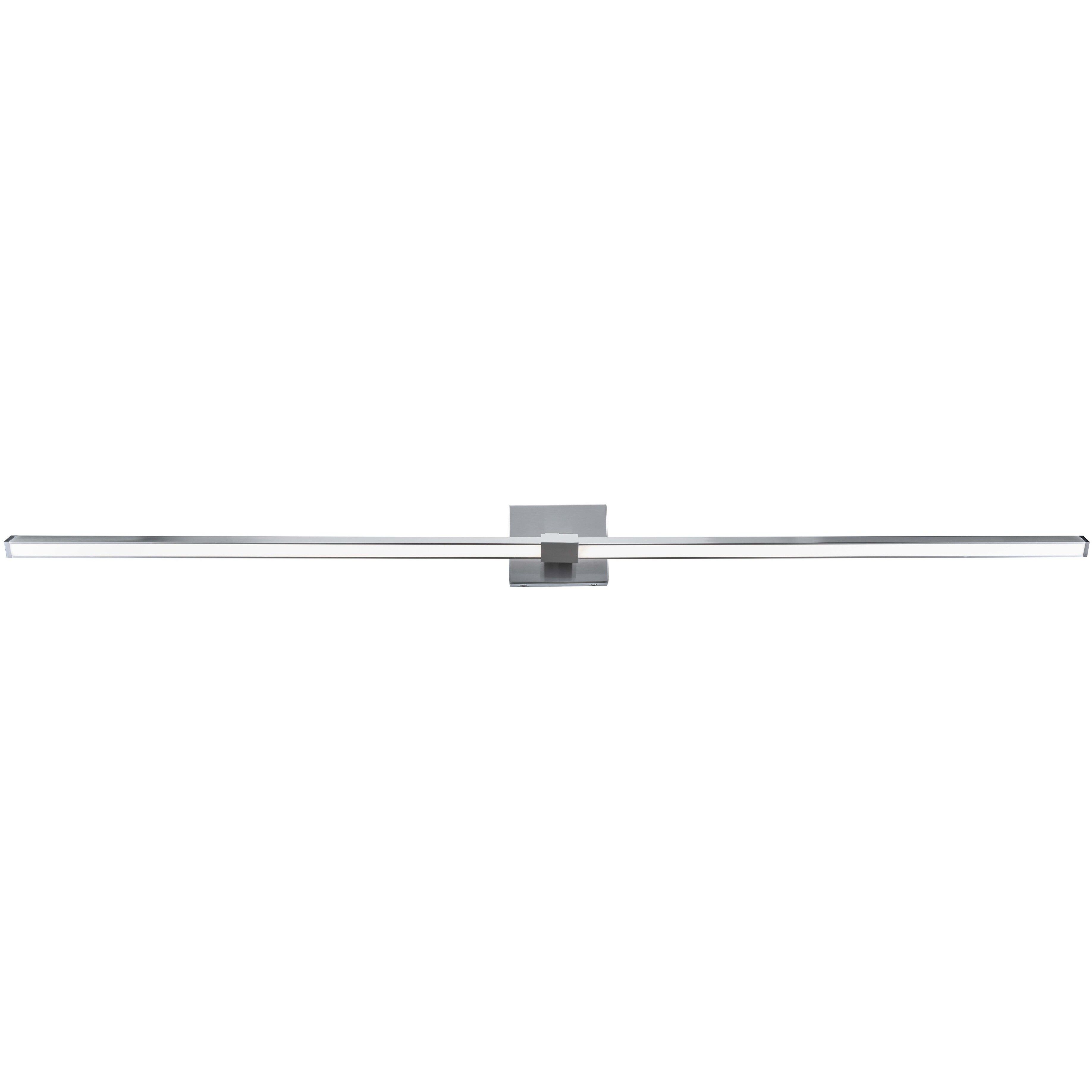 Epee LED 58.1 inch Brushed Nickel Bath Vanity Light Wall Light