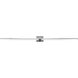 Epee LED 58.1 inch Brushed Nickel Bath Vanity Light Wall Light