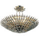 Broche 6 Light 24.5 inch Antique Silver Chandelier Ceiling Light