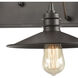 Spindle Wheel 3 Light 31 inch Oil Rubbed Bronze Vanity Light Wall Light