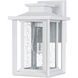 Wakefield 1 Light 11 inch White Lustre Outdoor Wall Lantern