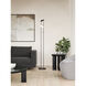 Novel 65.13 inch 18.00 watt Black Floor Lamp Portable Light