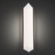 Corte LED 24 inch Black Outdoor Wall Light in 3500K, dweLED