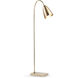 Coleen 57.5 inch 100.00 watt Antique Brass Floor Lamp Portable Light