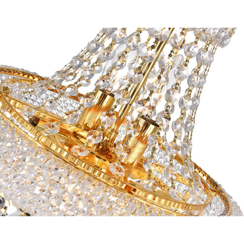 Empire 6 Light 14 inch Gold Chandelier Ceiling Light