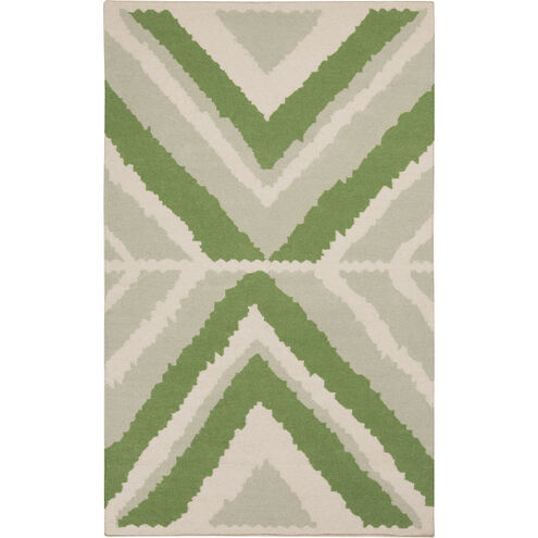 Alameda 36 X 24 inch Grass Green, Light Gray, Khaki Rug