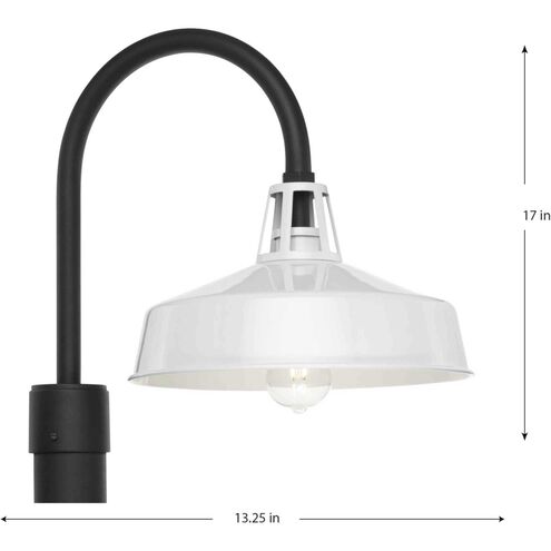 Cedar Springs 1 Light 17 inch White Outdoor Post Lantern