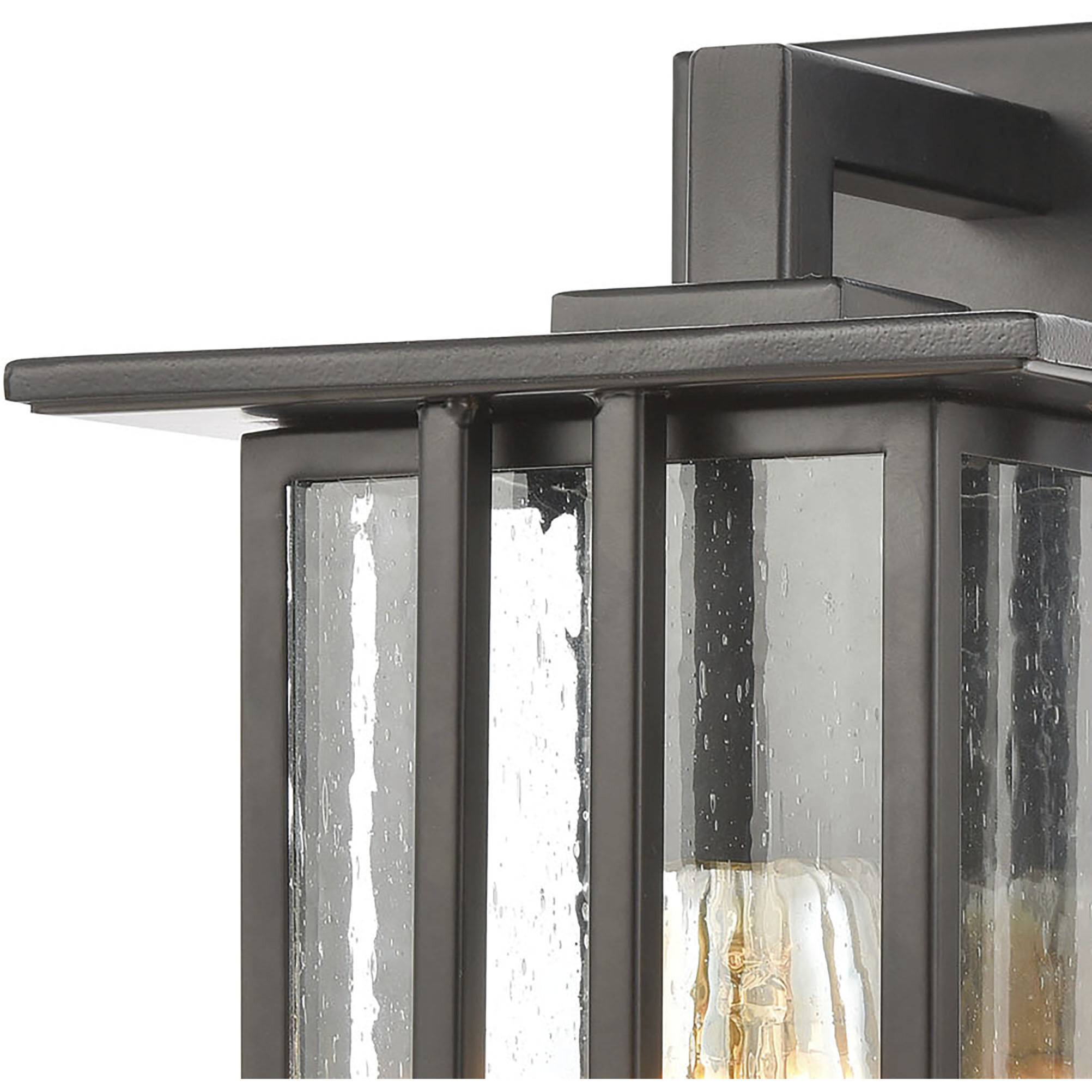 Radnor 1 Light 10 inch Matte Black Outdoor Wall Sconce