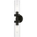 Ludlow 2 Light 4.25 inch Black Vanity Sconce Wall Light