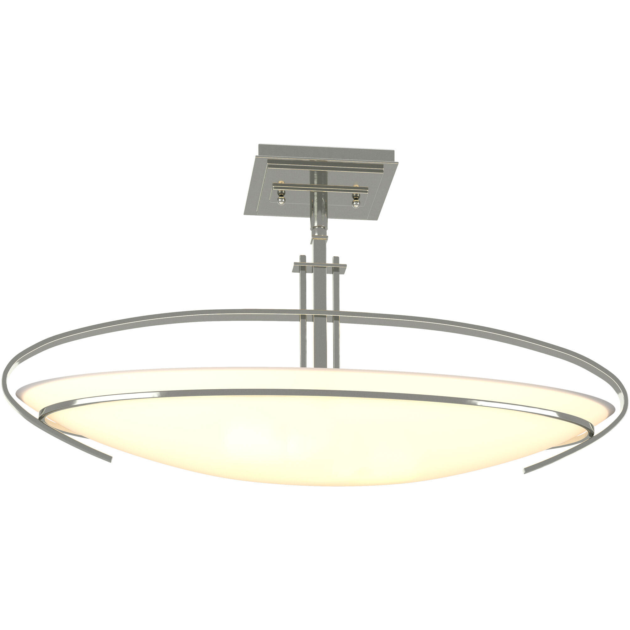 Mackintosh 2 Light 23.6 inch Sterling Semi-Flush Ceiling Light
