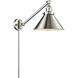 Briarcliff 21 inch 100 watt Brushed Satin Nickel Swing Arm Sconce Wall Light