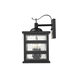 Morris 3 Light 16 inch Matte Black Exterior Wall Mount