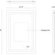 Seneca 36 X 24.13 inch Sandblasted Merc Edge Wall Mirror