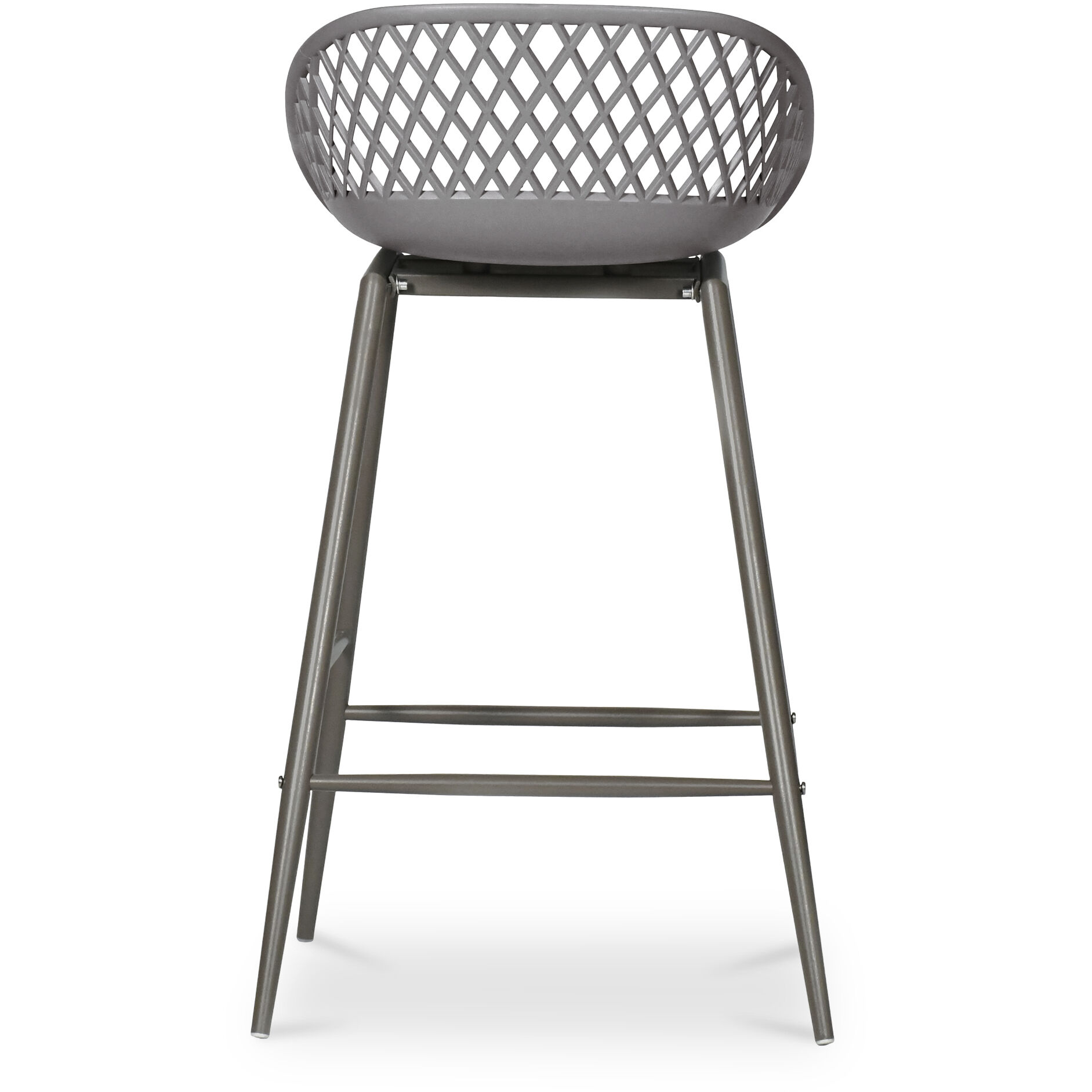 Piazza 34 inch Grey Outdoor Counter Stool
