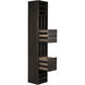 Tubula Ebony Walnut Bookcase