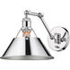Orwell 1 Light 10 inch Chrome Articulating Wall Sconce Wall Light, Adjustable
