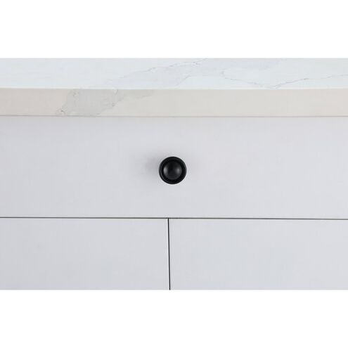 Kadea Matte Black Hardware Cabinet Knob, Set of 10