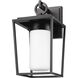 Sheridan 1 Light 13 inch Black Outdoor Wall Light