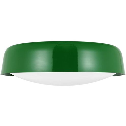 kate spade new york Draper 2 Light 15.88 inch Green Flush Mount Ceiling Light