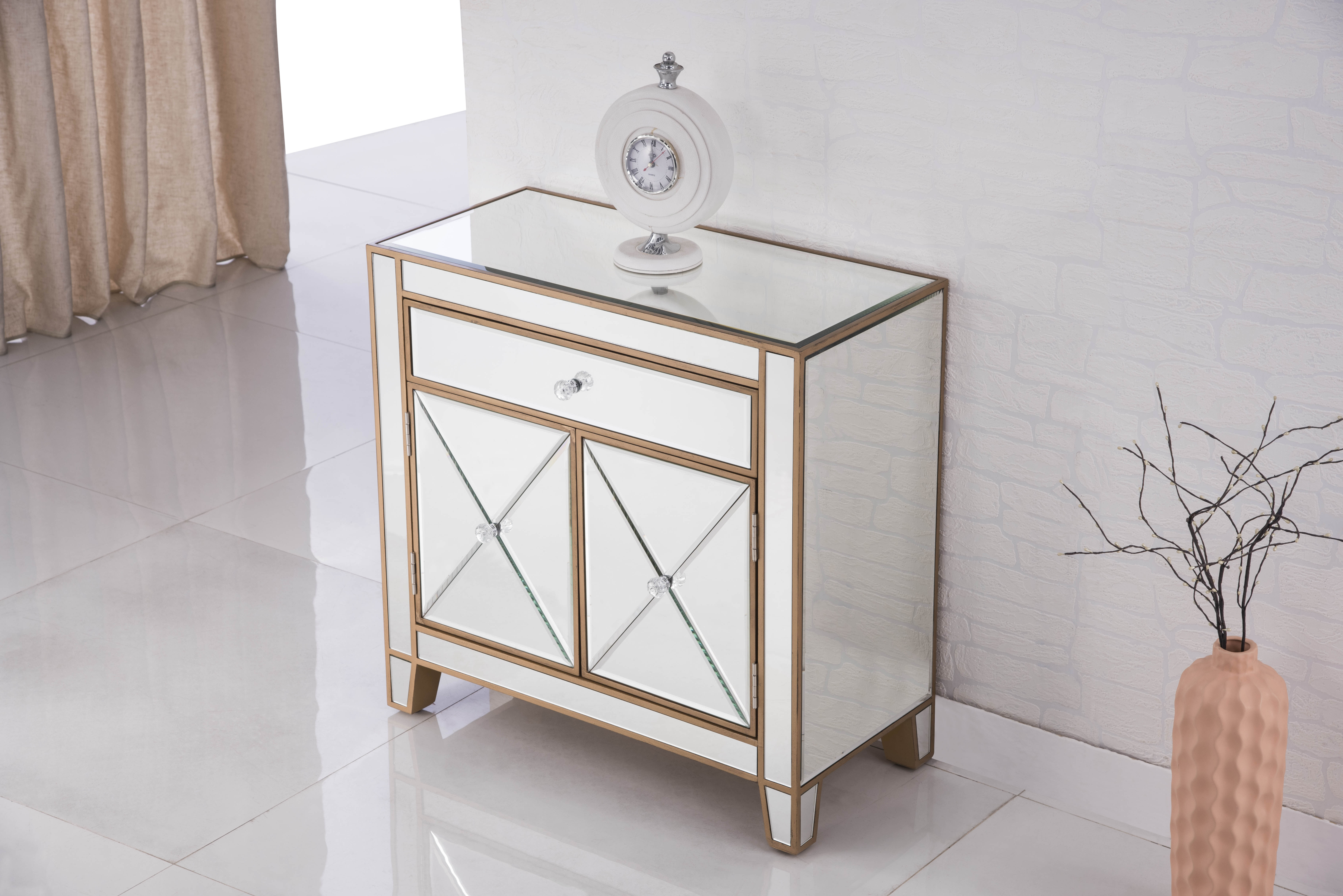 Contempo Silver Cabinet