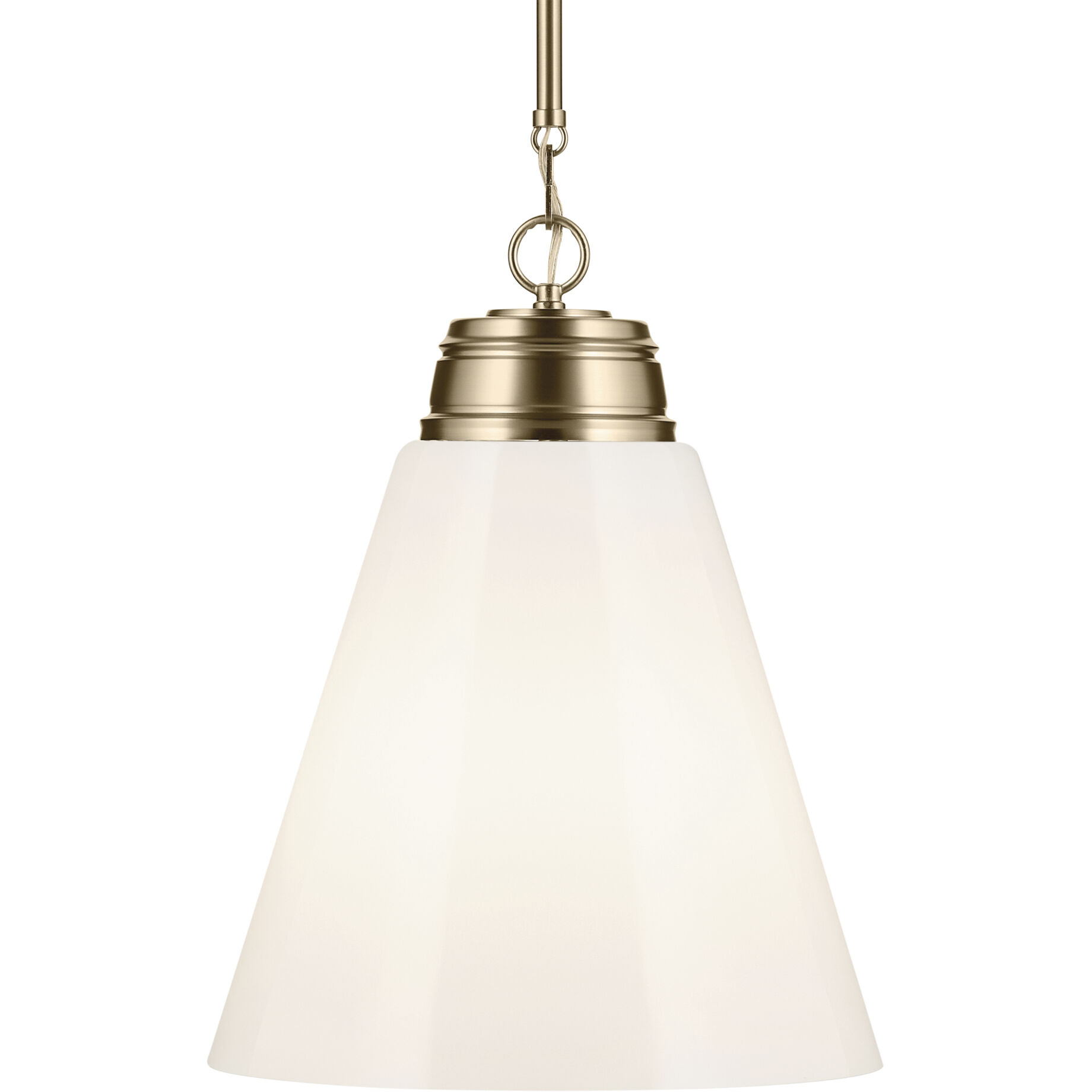 Marsailli 1 Light Champagne Bronze Pendant Ceiling Light, Large