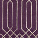 Skyline 63 X 39 inch Dark Plum/Taupe Handmade Rug