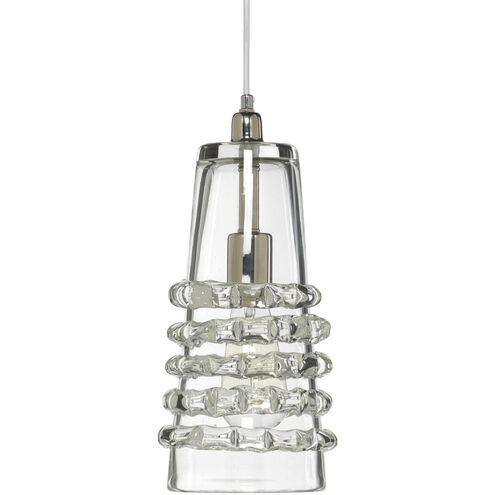 Ribbon 1 Light 6 inch Clear Glass Pendant Ceiling Light