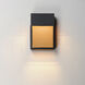 Lattice LED 12 inch Black Outdoor Wall Mount
