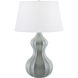 Shirley 29 inch 150 watt Seafoam Reactive Lamp Portable Light