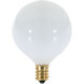 Lumos Incandescent G16 1/2 Candelabra E12 25 watt 120V 2700K Light Bulb