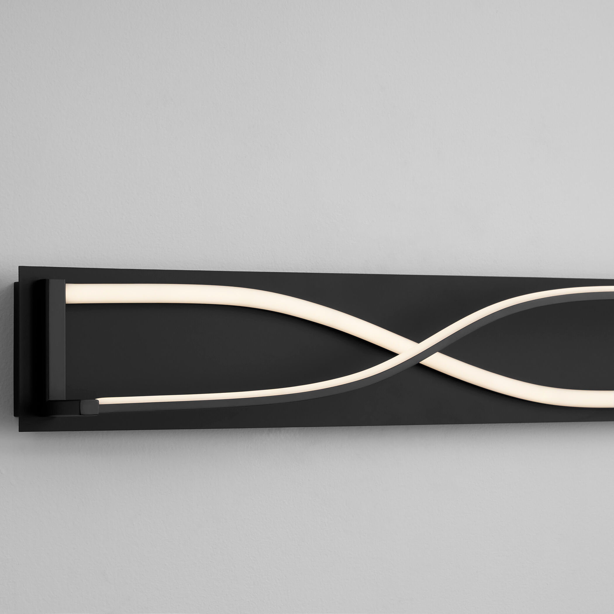 Hyperion 2 Light 34 inch Black Vanity Light Wall Light