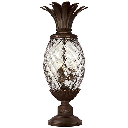 Plantation 3 Light 25.25 inch Copper Bronze Outdoor Post Mount Lantern in Non-LED