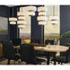 Favo 13.5 inch Brushed Brass Pendant Ceiling Light