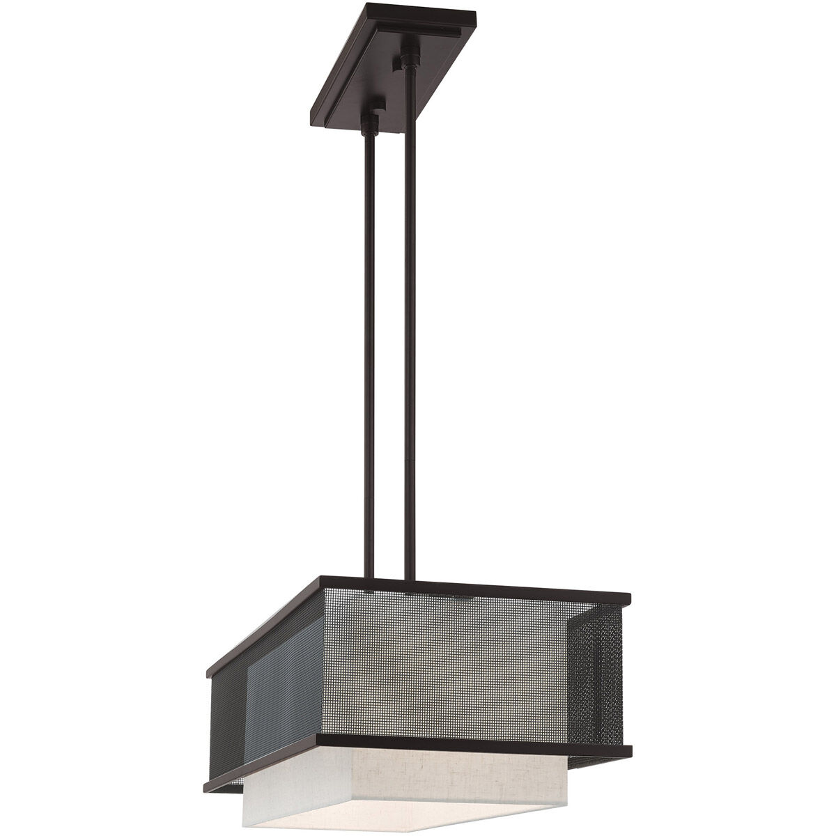 Braddock 3 Light 30 inch Bronze Linear Chandelier Ceiling Light