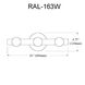 Raleigh 3 Light 16 inch Matte Black Vanity Light Wall Light