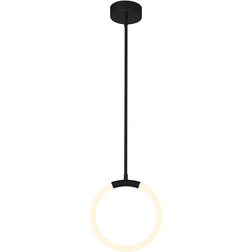 Hoops LED 5 inch Black Pendant Ceiling Light