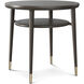 Ashburton Place 26 X 26 inch Fumed Side Table, Wooden, Round, Spencer Green Park