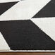 Optika 158 X 118 inch Black/White Rug in 10 x 13