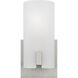 Drew & Jonathan Scott Rhode 1 Light 4.88 inch Brushed Steel Vanity Light Wall Light