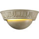 Ambiance LED 10.75 inch Antique Gold Wall Sconce Wall Light