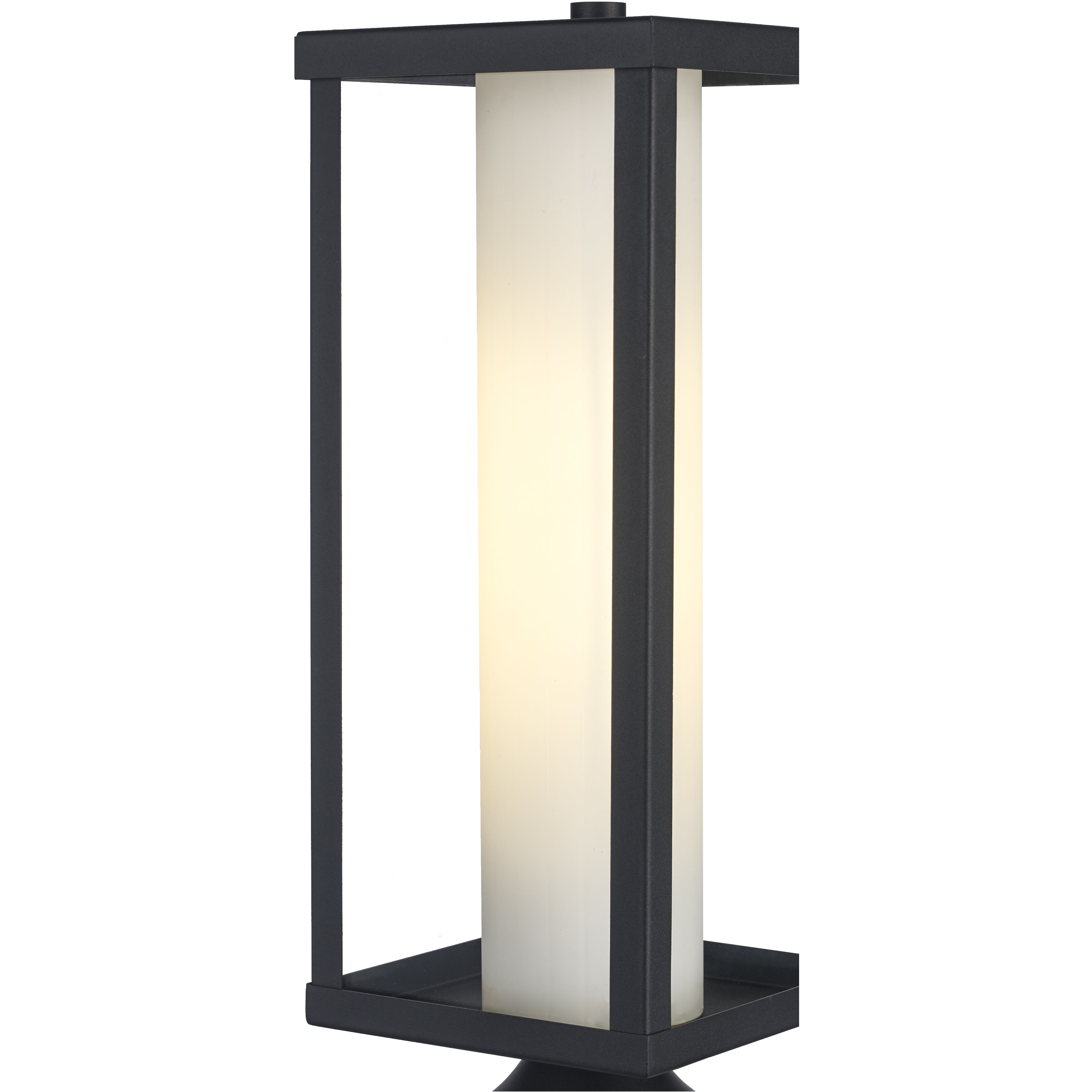 Adler 1 Light 18 inch Black Outdoor Post Lantern