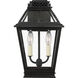 C&M by Chapman & Myers Falmouth 2 Light 13.75 inch Dark Weathered Zinc Outdoor Wall Lantern