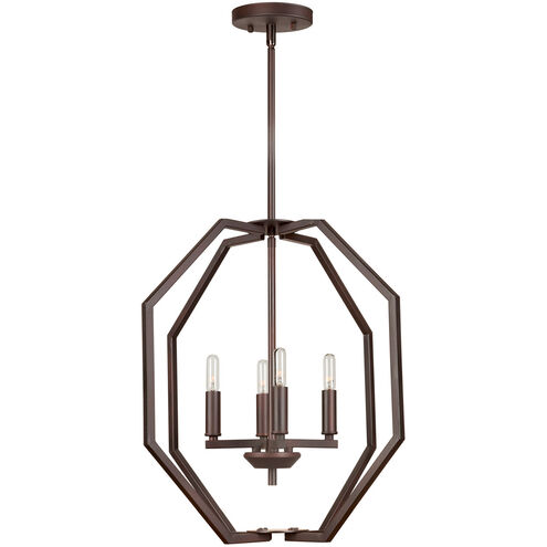 Aubrey 4 Light 18 inch Antique Bronze Foyer Pendant Ceiling Light