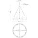 Lucian 8 Light 36.13 inch Urban Bronze Chandelier Ceiling Light