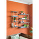 Two Tiers 36.2 X 20.5 X 9.8 inch Black Shelf