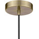 Edison Cone 1 Light 8 inch Antique Brass Mini Pendant Ceiling Light