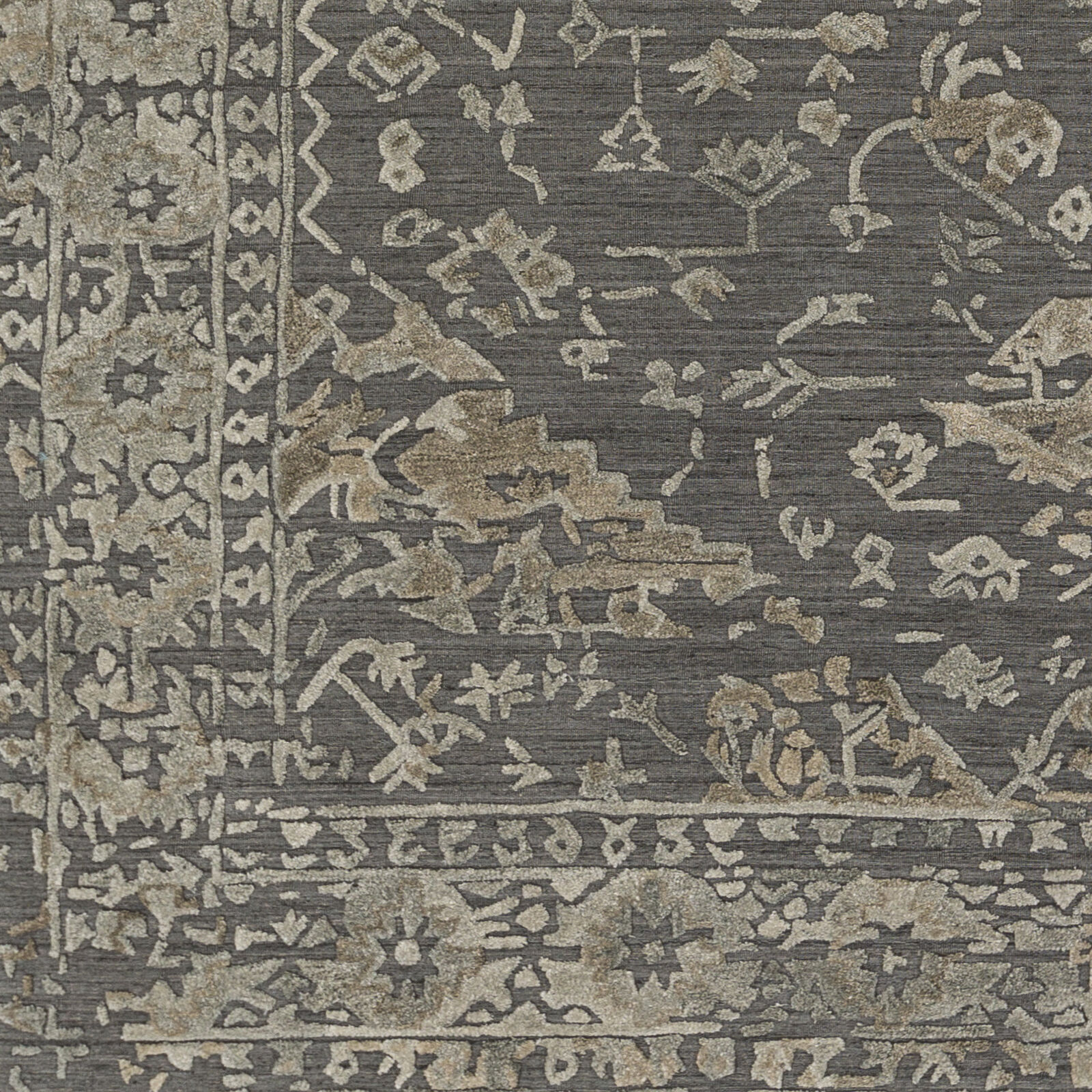 Makalu 36 X 24 inch Charcoal Rug in 2 x 3, Rectangle