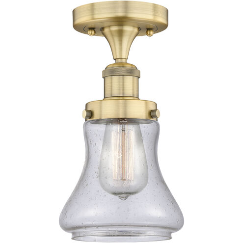 Bellmont 1 Light 6.5 inch Brushed Brass Semi-Flush Mount Ceiling Light